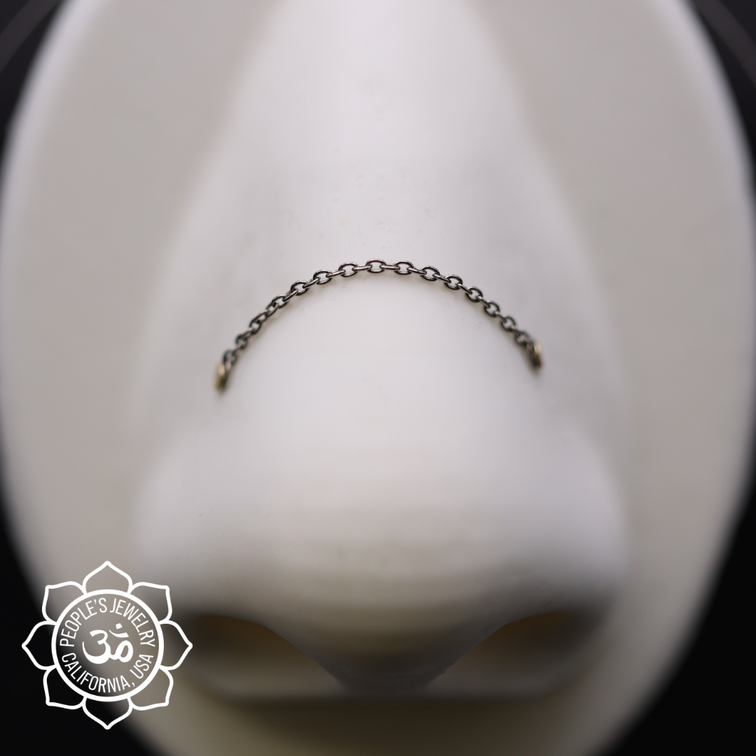 Titanium Cable Chain with Jump Rings - Laughing Buddha Studios SoCal
