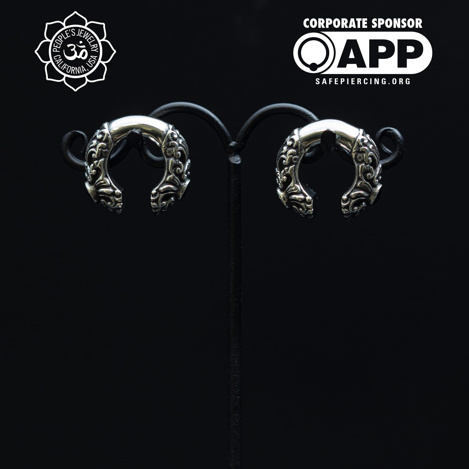 Brass Black Widow Weights by Peoples Jewelry