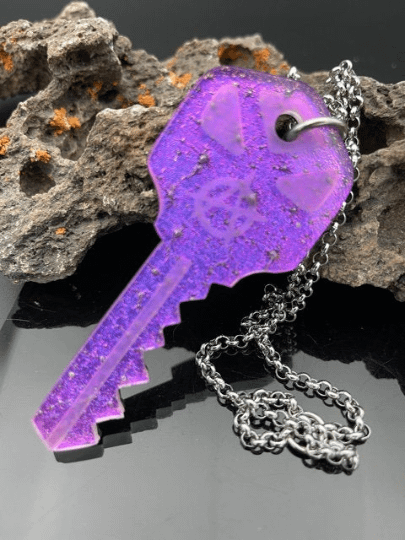 Anarkey Pendant Necklace by Gorilla Glass - Laughing Buddha Studios SoCal