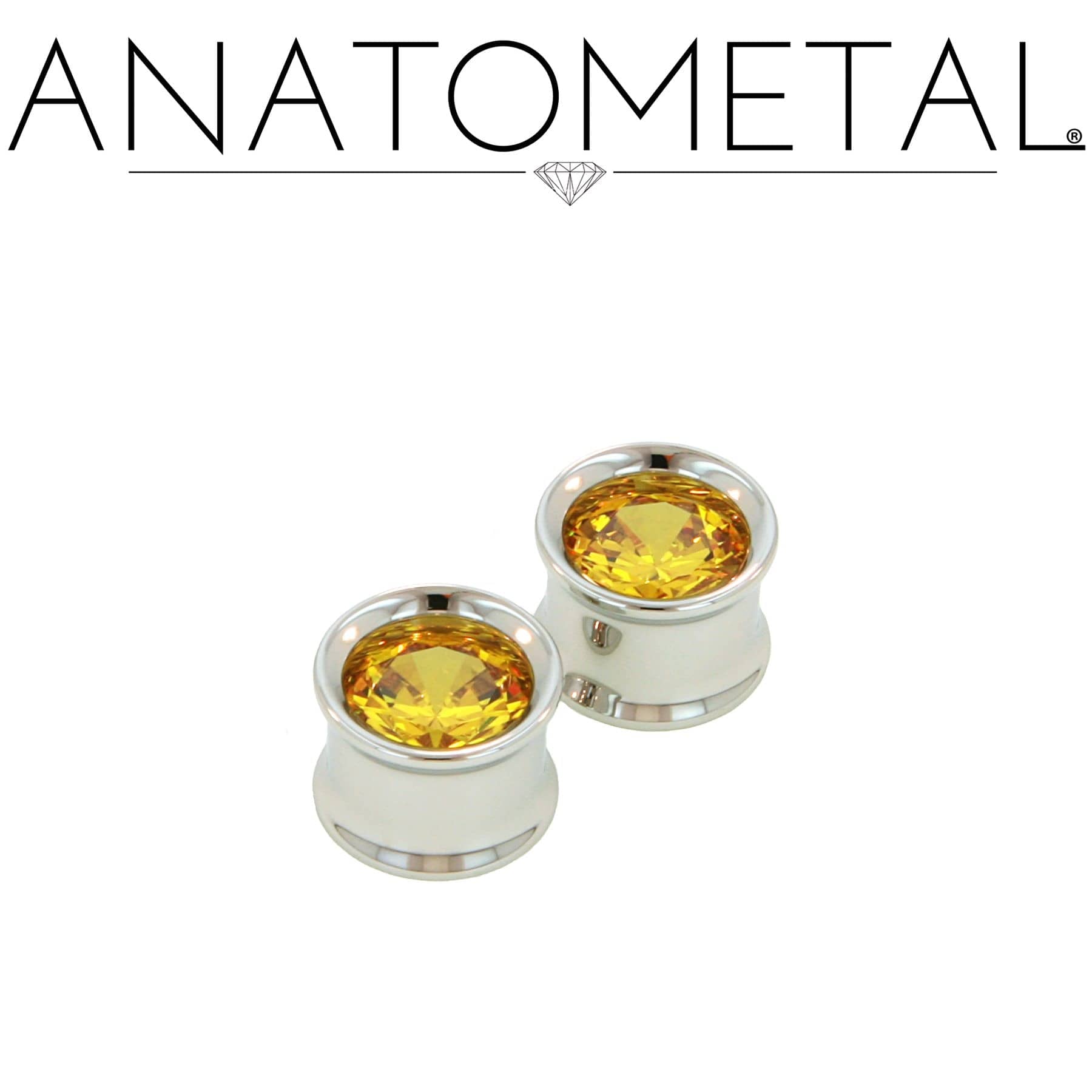 Floating Stone Eyelets by Anatometal - Laughing Buddha Studios SoCal