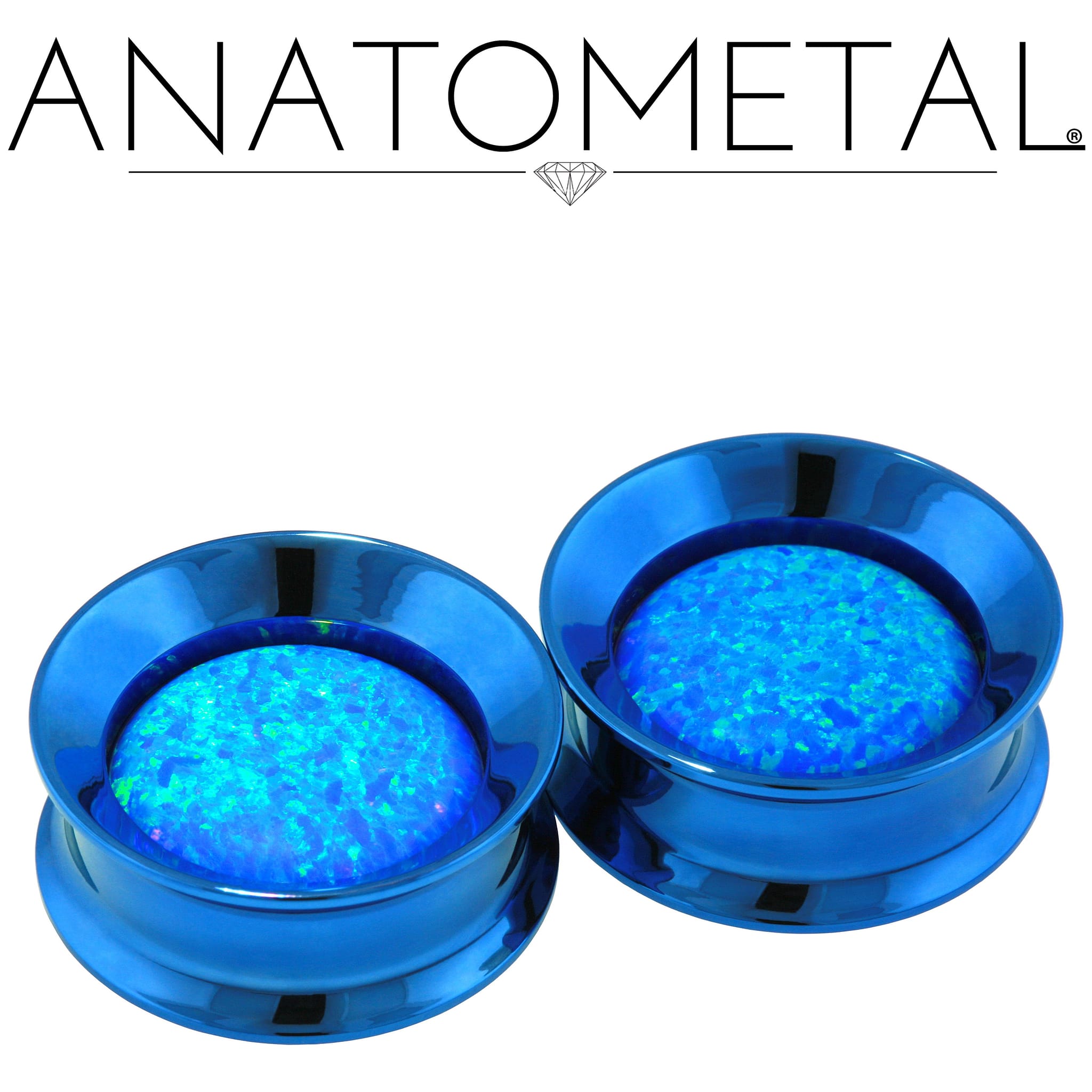 Floating Stone Eyelets by Anatometal - Laughing Buddha Studios SoCal