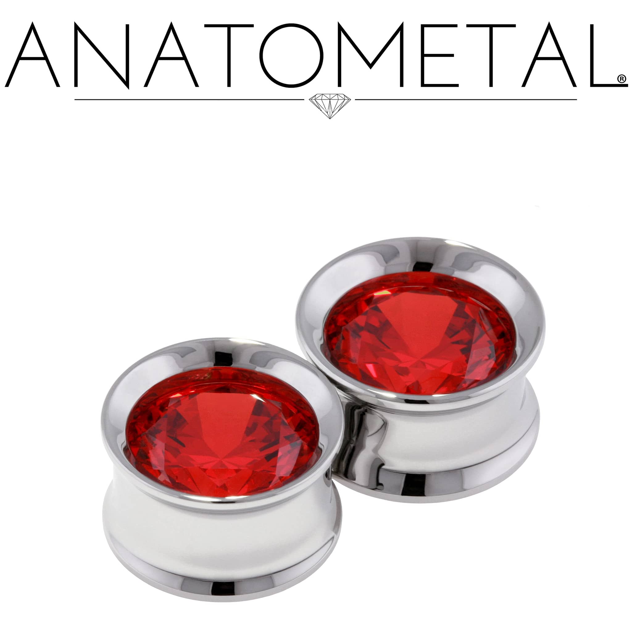 Floating Stone Eyelets by Anatometal - Laughing Buddha Studios SoCal