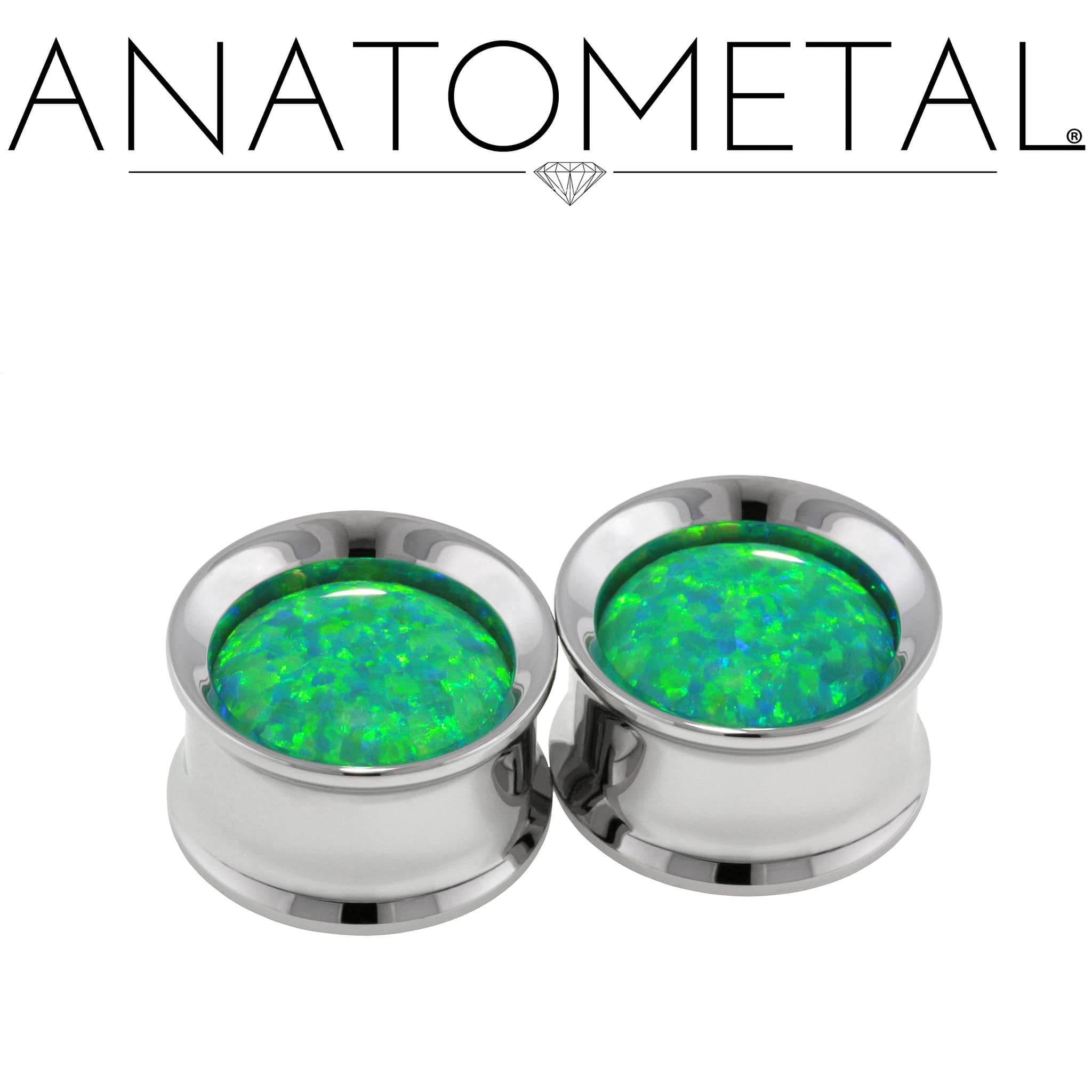 Floating Stone Eyelets by Anatometal - Laughing Buddha Studios SoCal