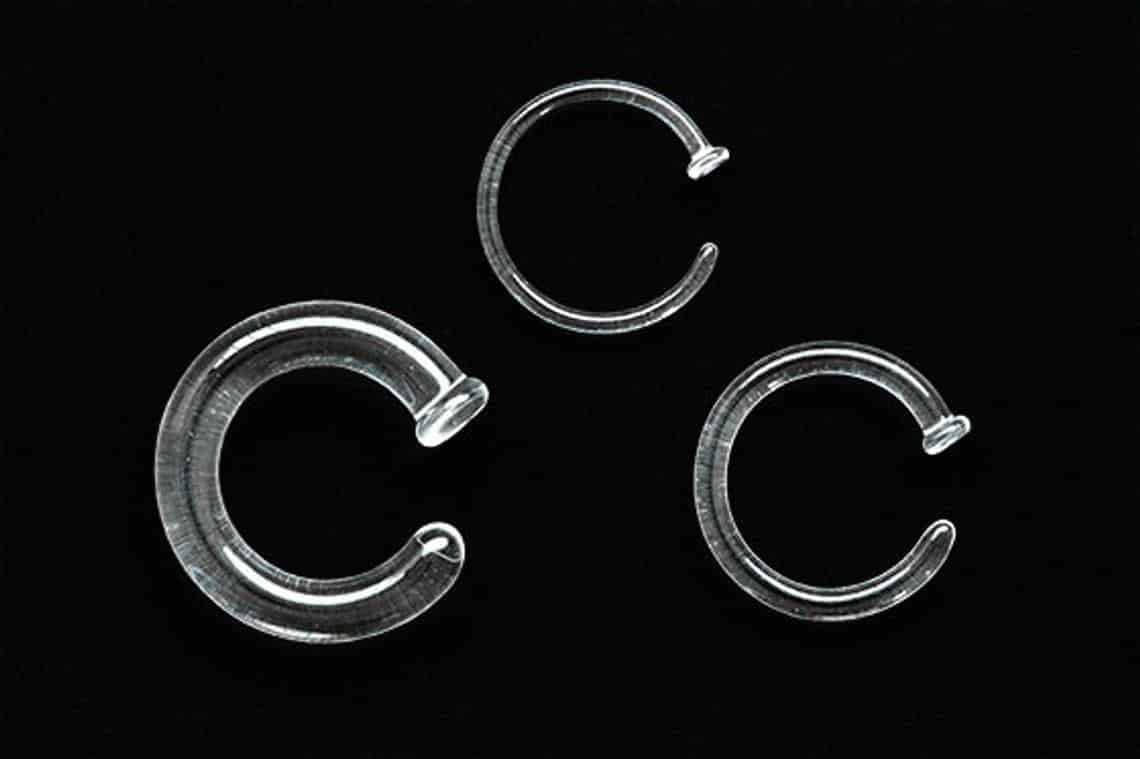 Gorilla Glass Nostril Ring Retainers