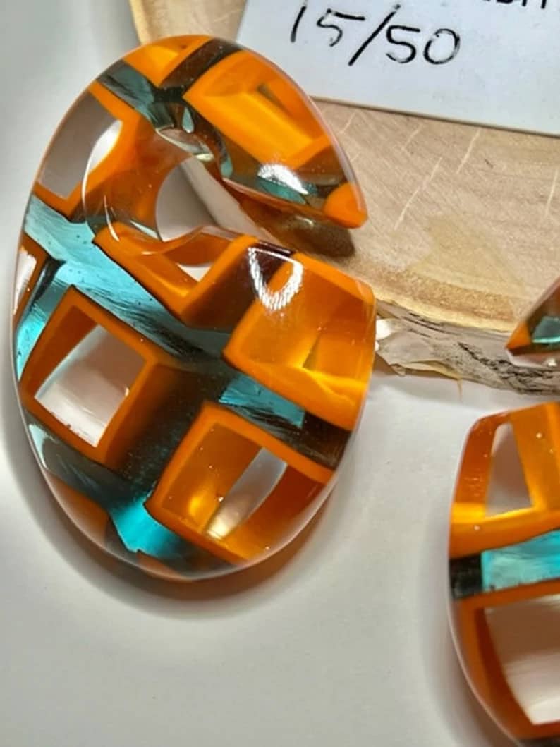 Gorilla Glass Playground Multi Color Ovoids - Laughing Buddha Studios SoCal