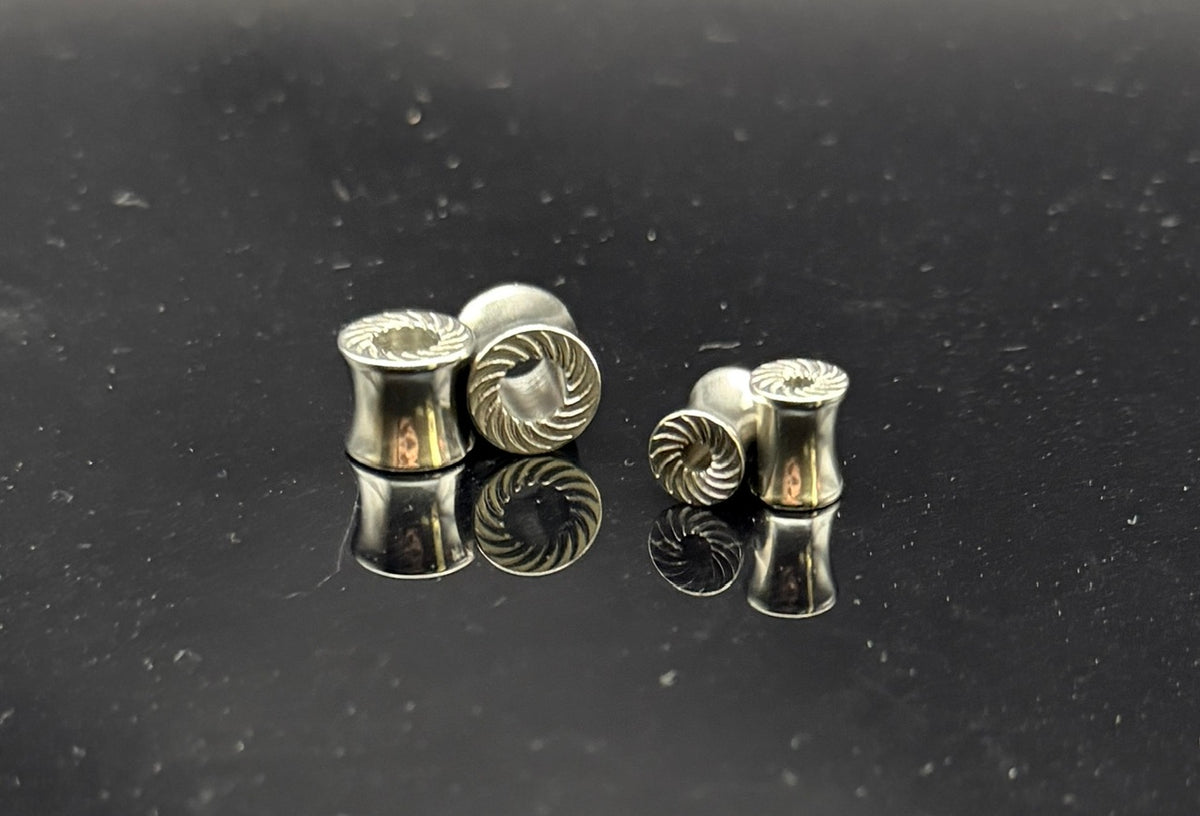 Double Flare Surgical Steel Spiral Eyelets