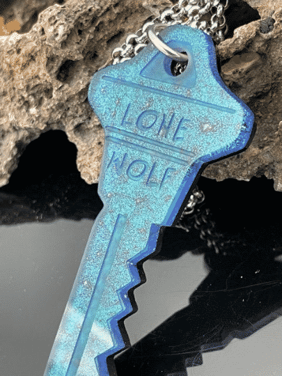 Anarkey Pendant Necklace by Gorilla Glass - Laughing Buddha Studios SoCal