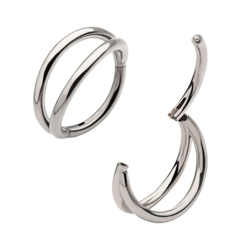 Titanium Double Ring Clicker